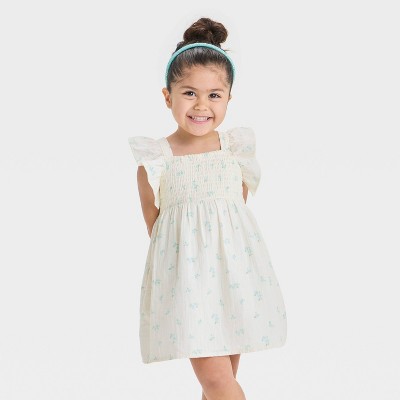 Toddler Girls' Smocked Gauze Dress - Cat & Jack™