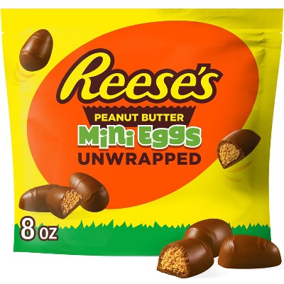 Reese's Milk Chocolate Peanut Butter Crème Easter Candy Mini Eggs - 8oz