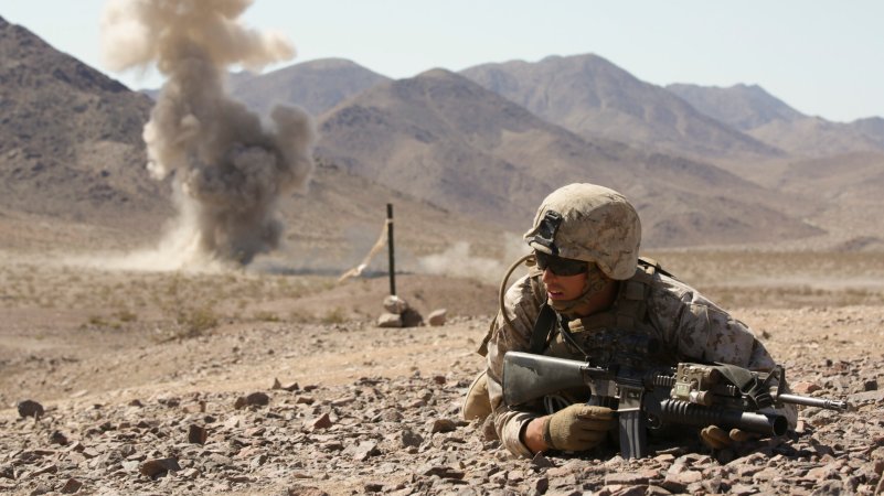 Marines participate in live fire company attacks