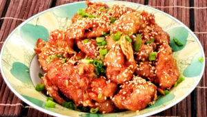 Honey garlic chicken featured image