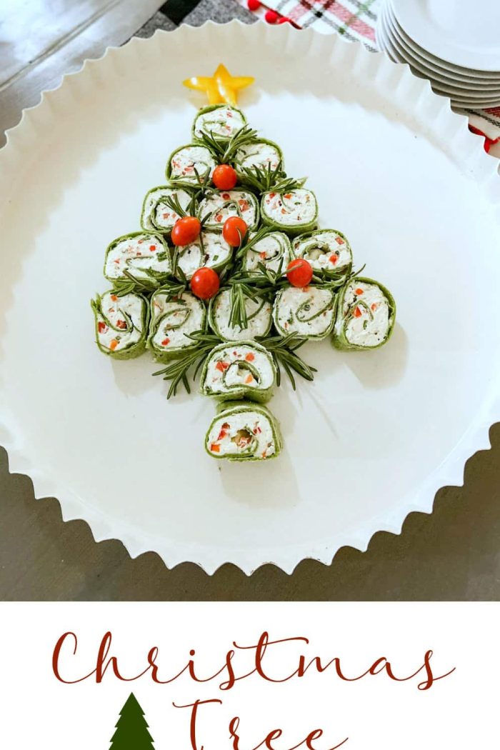 Christmas Party Pinwheel Tree Appetizer