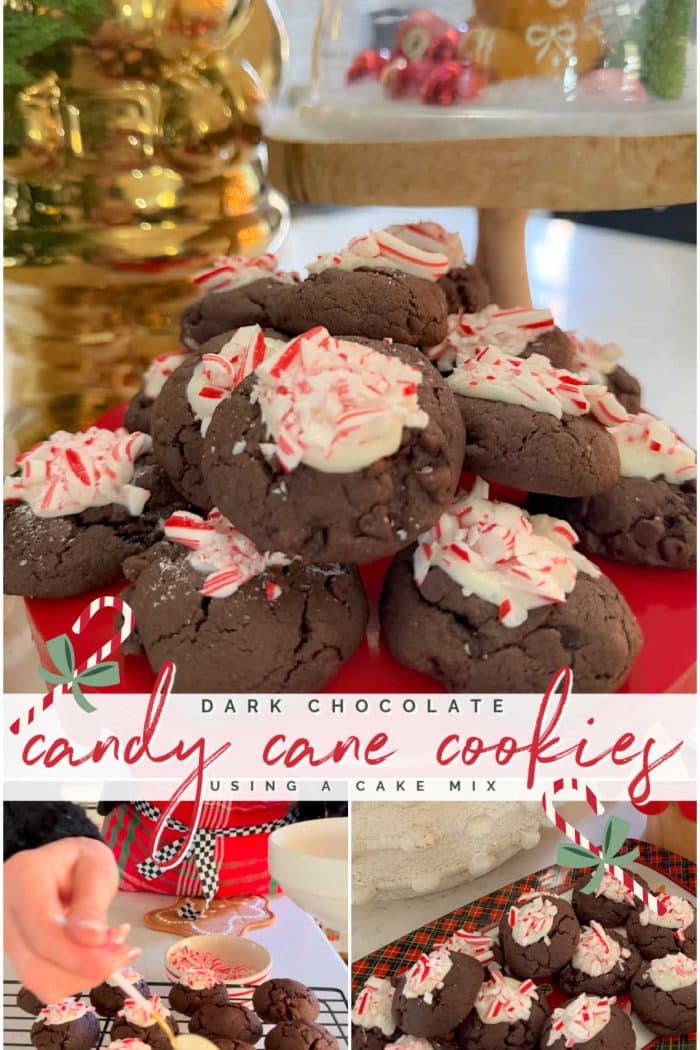 Dark Chocolate Candy Cane Cookies: A Holiday Classic 🎄