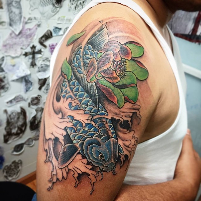 koi fish tattoo