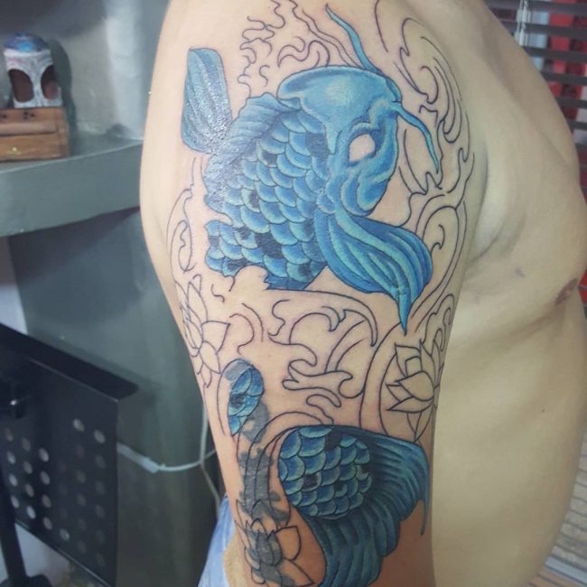 koi fish tattoo