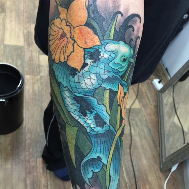 koi fish tattoo