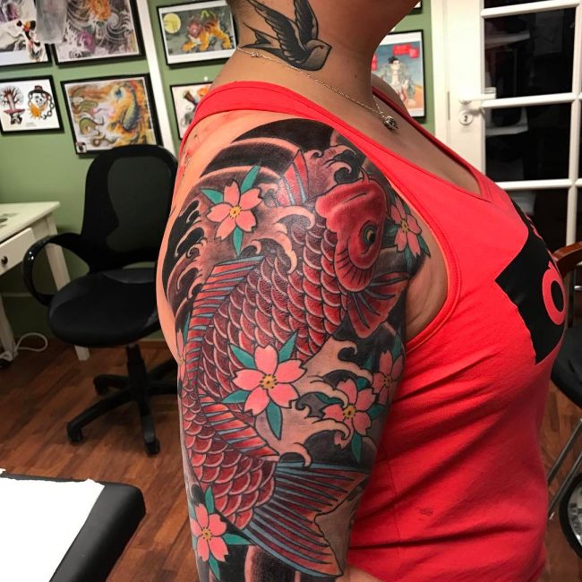 koi fish tattoo