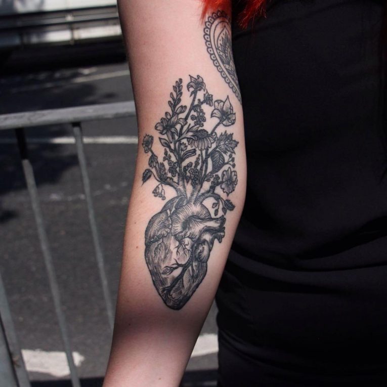 Anatomical Heart Tattoo 104