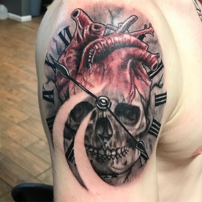 Anatomical Heart Tattoo