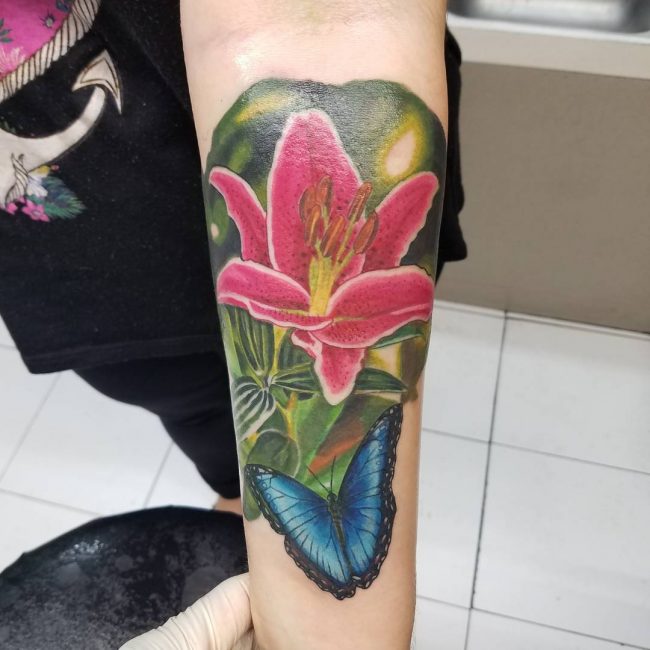 Lily Flower Tattoo 67