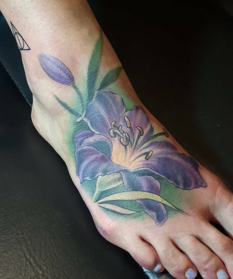 Lily Flower Tattoo 76