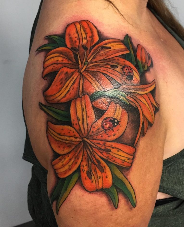 Lily Flower Tattoo 80