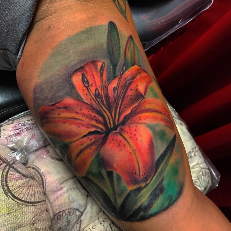 Lily Flower Tattoo 81