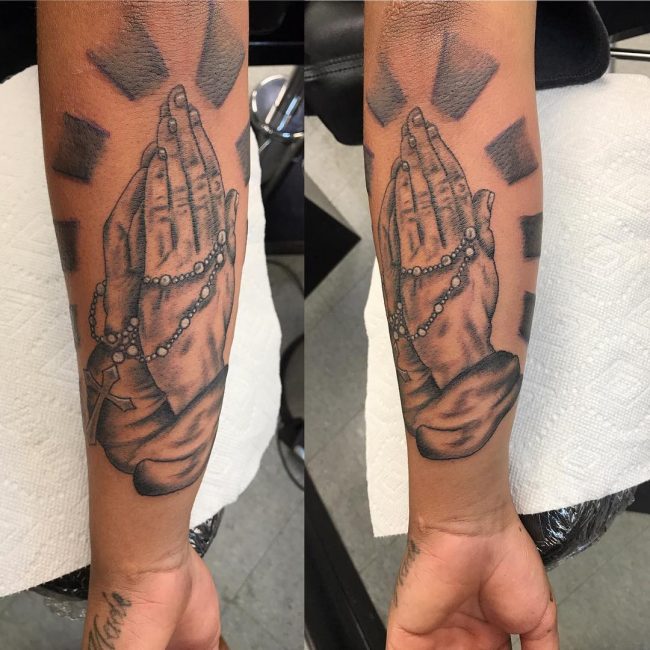 Praying Hands Tattoo 50