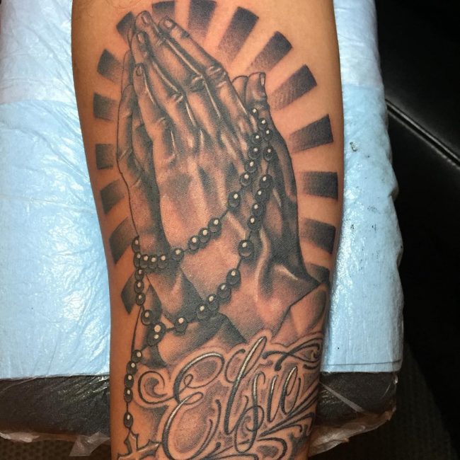 Praying Hands Tattoo 52