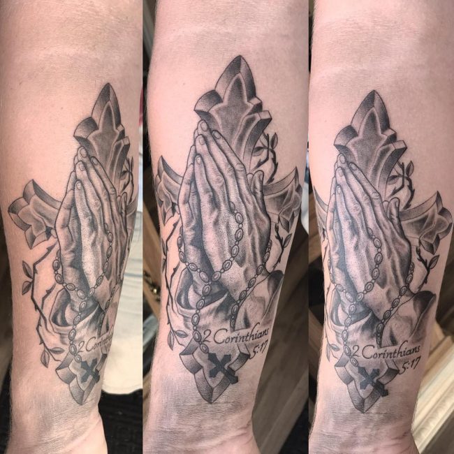 Praying Hands Tattoo 54