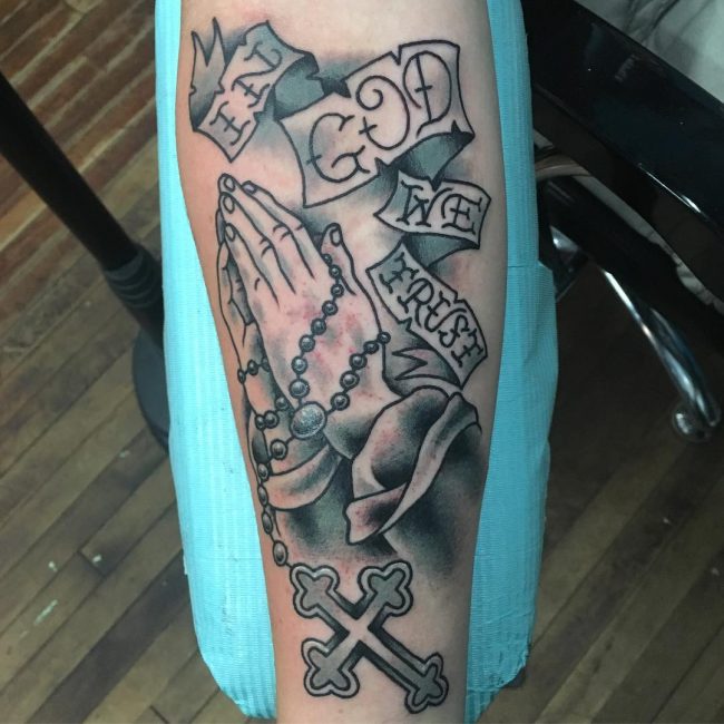 Praying Hands Tattoo 55