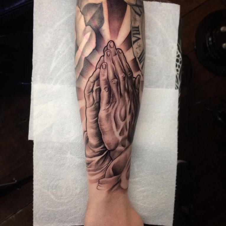 Praying Hands Tattoo 56