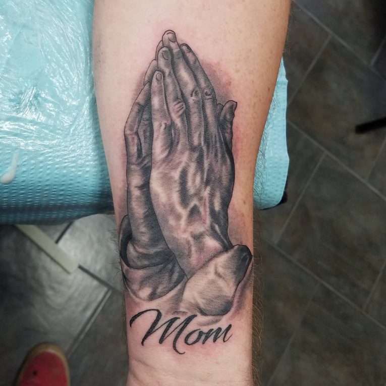 Praying Hands Tattoo 61