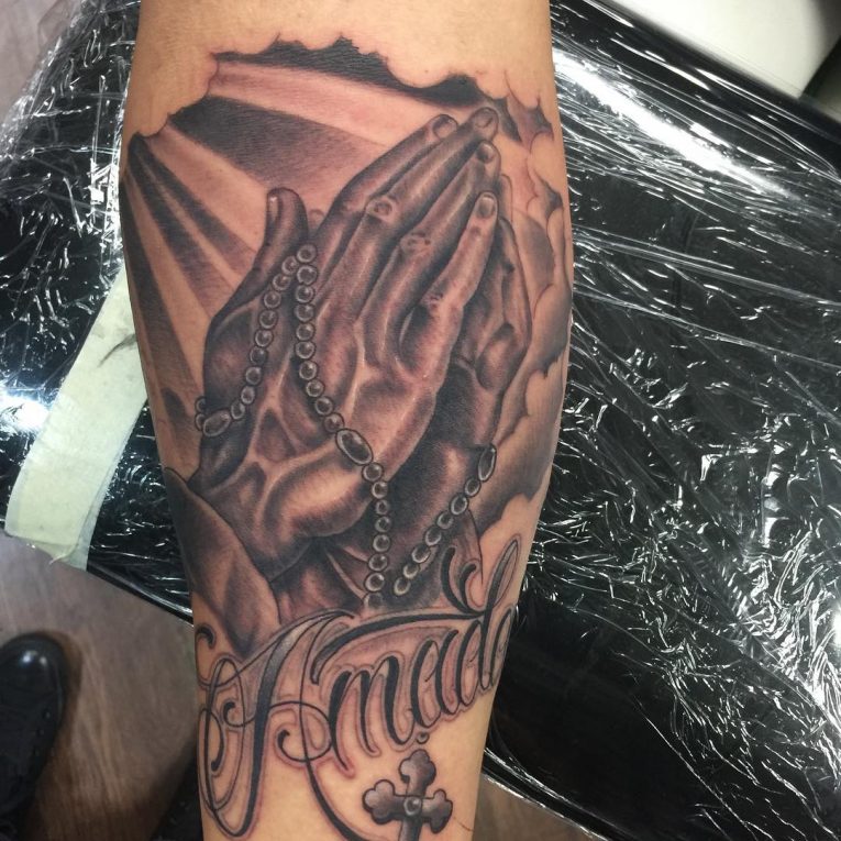 Praying Hands Tattoo 64