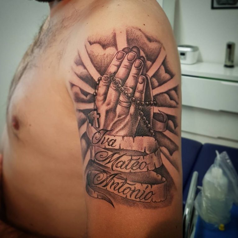 Praying Hands Tattoo 67