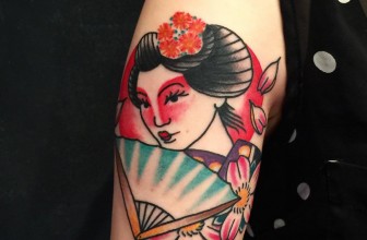 70+ Colorful Japanese Geisha Tattoos – Meanings and Designs (2019)