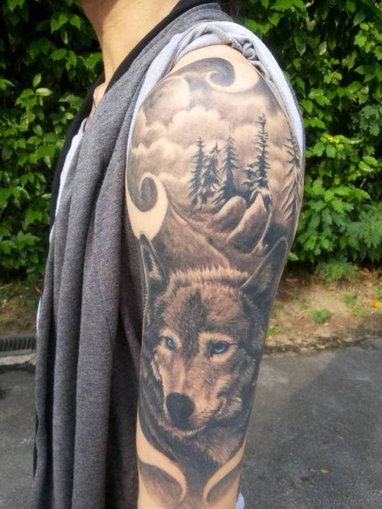 50 Amazing Wolf Tattoos For Shoulder