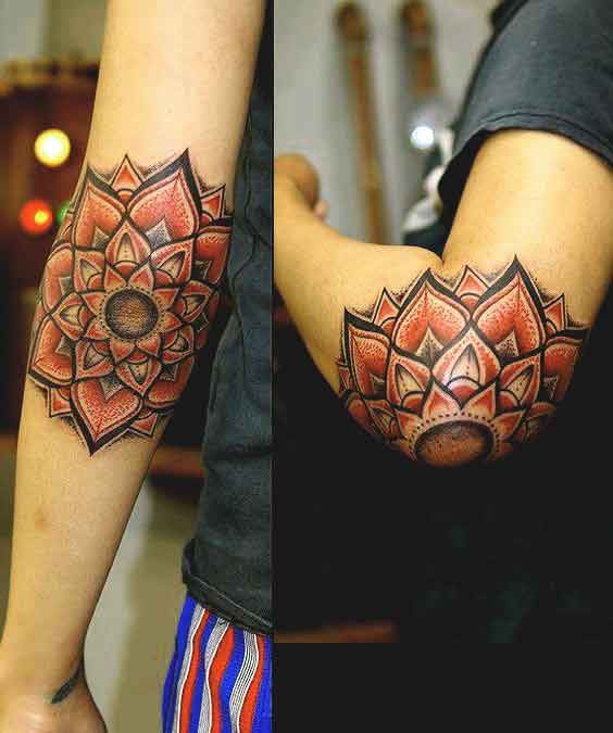 elbow tattoo designs