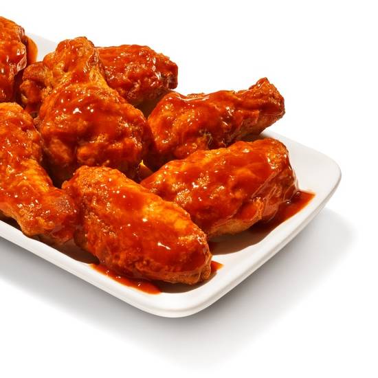 Hot Buffalo Wings 8 piece with Ranch dip cup