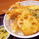 Washoku Sato Hamamatsu Itayamachi Ten - 天丼です。