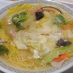 中華レストラン上海 - 五目ラーメン800円　2019.2