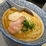 麵屋カモメ亭 - 2019年2月朝らー：こくまろ白湯(煮干し)