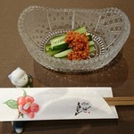 Japanese cuisine Uoike - メニューには載ってない《もろ胡》このもろみ味噌が美味しい！