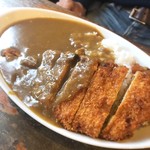 茶居珈 - カツカレーはボリュームが凄い。