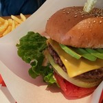 Food Colosseum Nasu - アボカドチーズバーガーセット(1,230円)