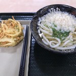 Hanamaru Udon Ion Takatsuki Ten - かけうどん&野菜かき揚げ