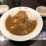 CoCo Ichiban Ya Seibu Musashisakai Eki Ten - 納豆カレー＋チーズ＋半熟タマゴ＋らっきょう