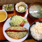 市松庵 - オムレツ定食