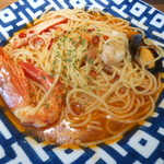 Kamakura Pasta Matsui Yamate Ten - 魚介風味のブイヤベース風パスタ