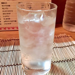 おでん　でん姫 - 芋焼酎の水割り