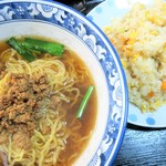 聚仙閣 - ＜参考＞台湾ラーメン＋チャーハン