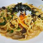 Sea urchin cream pasta