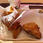 Kentucky Fried Chicken Toyohashi Ten - オリジナルチキンセット 680円。ペプシゼロ S 160円。