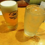 サイゼリヤ - 生ビール390円、氷結レモン370円うまい