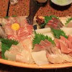 四季の宿 大力 - 料理写真:鮮魚の舟盛り