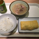 関空食堂 - ご飯・豚汁・玉子焼