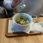 nana's green tea Shamine Tottori Ten - 抹茶クリームあんみつ