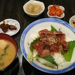 Washoku Dining Noroshi NOROSHI Yamato Ten - 日替り定食:漬け丼定食(680円)