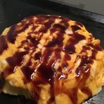 お好み焼き居酒屋 三日月 - タイガー焼き トロトロ卵が乗ってます