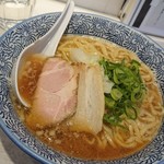 麵屋カモメ亭 - 2019年5月朝らー：燕三条(平打ち麺)