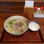 Menya An - 山羊（トロこくスープ・沖縄そば）　750円